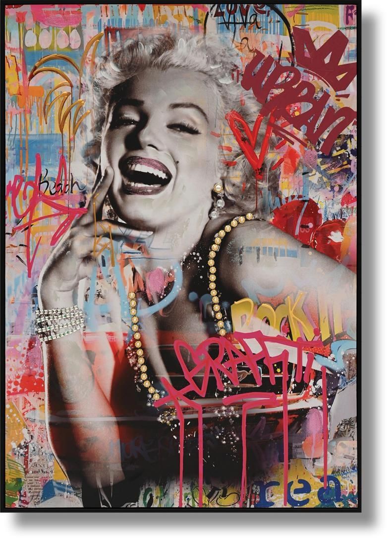 Vivid Popstar Mirth - 28" x 40" Framed Wall Art Classy Art