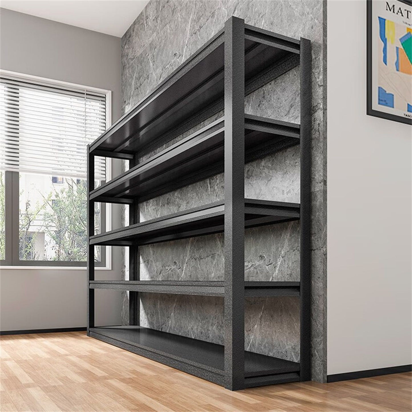 Tall Metal Shelves With Removable Dividers Are High Capacity And Load Bearing For Garages, Kitchens And Offices Daily Nest