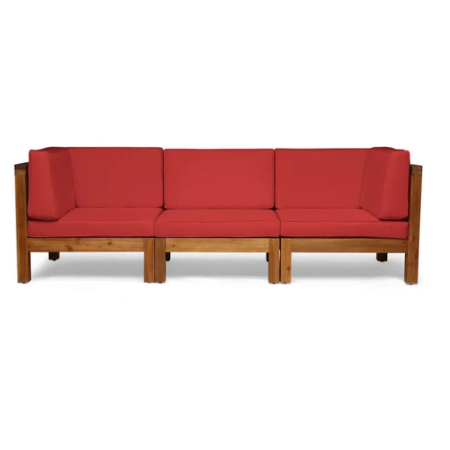 Oana - 3 Piece Sofa Set With Water Resistant Cushions Noble House