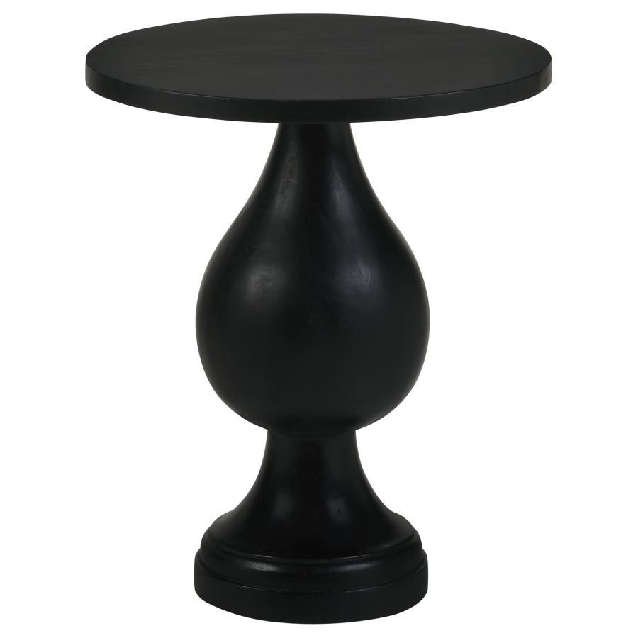 Dianella - Round Pedestal Base Accent Side Table CoasterEssence