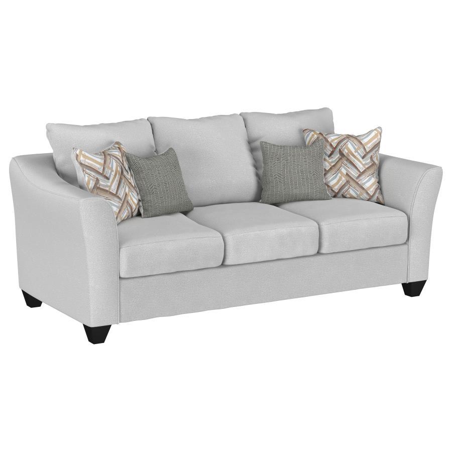 Salizar - Upholstered Flared Arm Sofa Set CoasterEssence