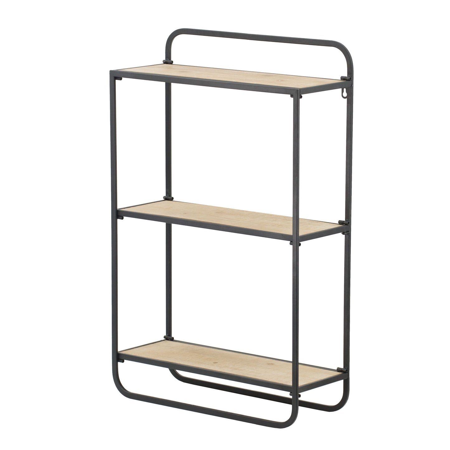 Wall Shelf - Black Brown Daily Nest