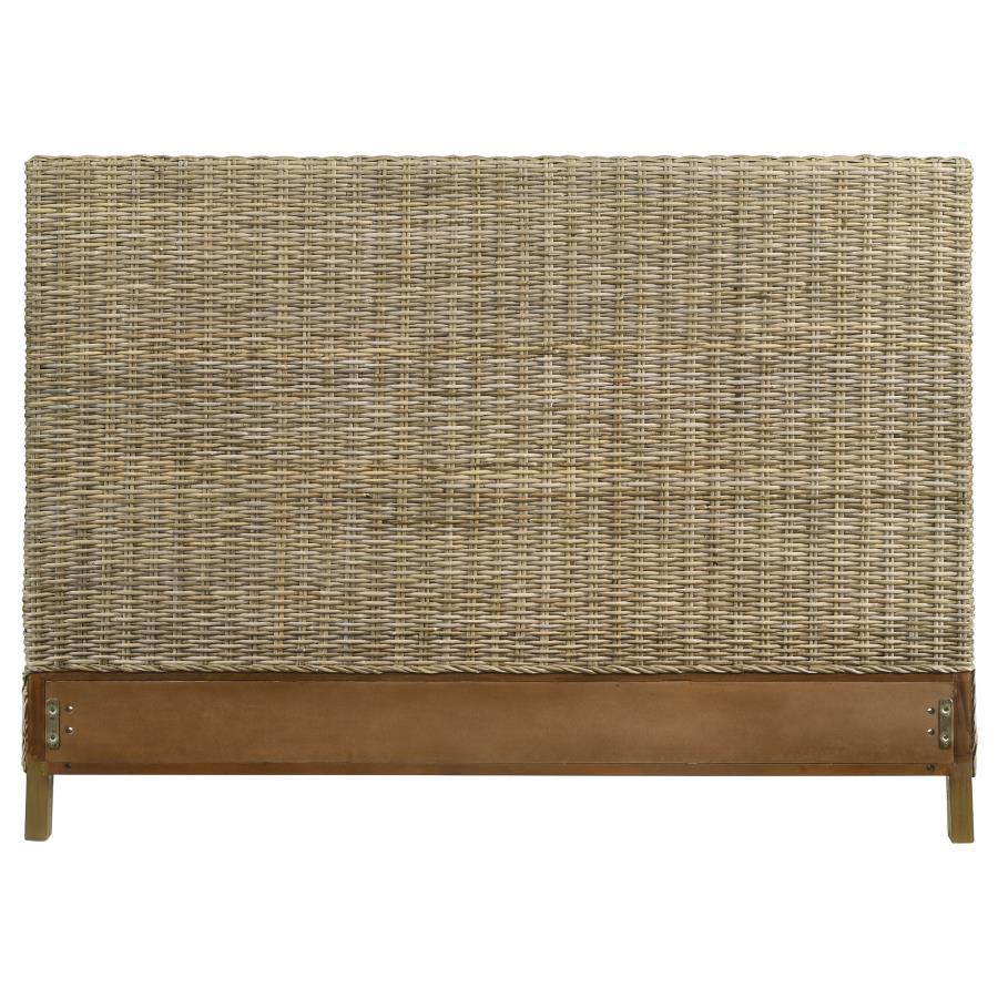 Zyla - Woven Rattan Panel Headboard Coaster Fine Furniture