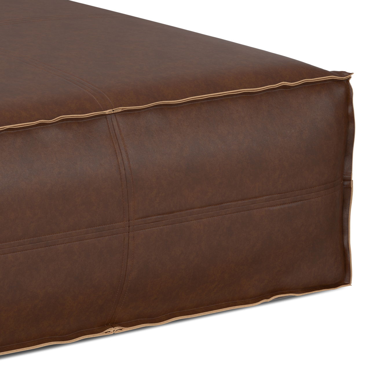 Brody - Large Square, Coffee Table Pouf Simpli-Home