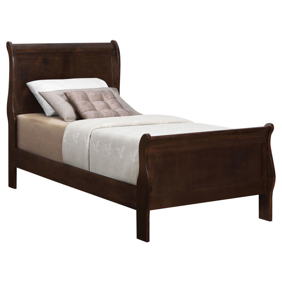 Louis Philippe - Panel Sleigh Bed CoasterEveryday