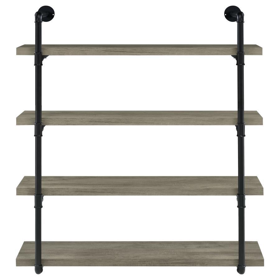 Elmcrest - 4-Shelf Wall Bookshelf CoasterEveryday