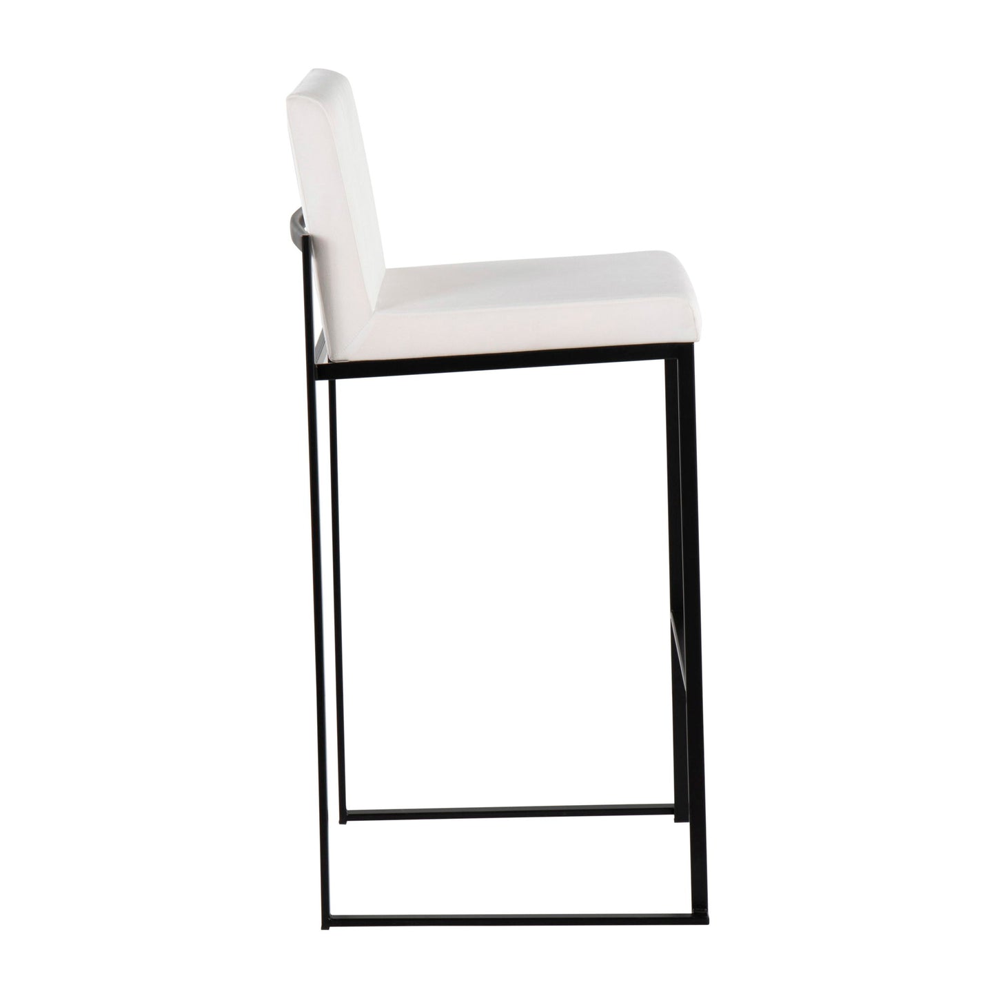 Fuji - Contemporary High Back Barstool Elegant Design Lumi Source