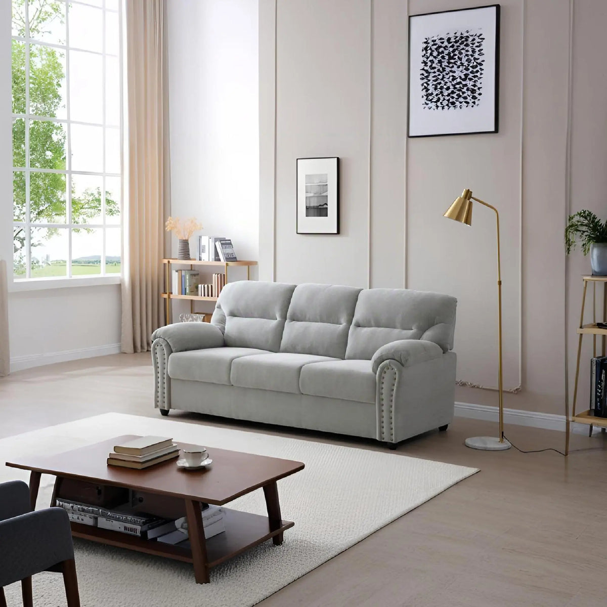 Hamilton - Sofa With Nailhead Trim Glory Furniture