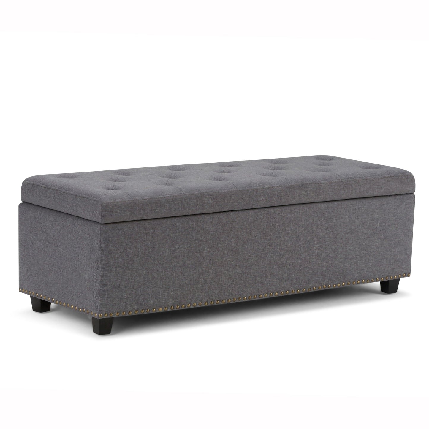 Hamilton - Upholstered Storage Ottoman Simpli-Home