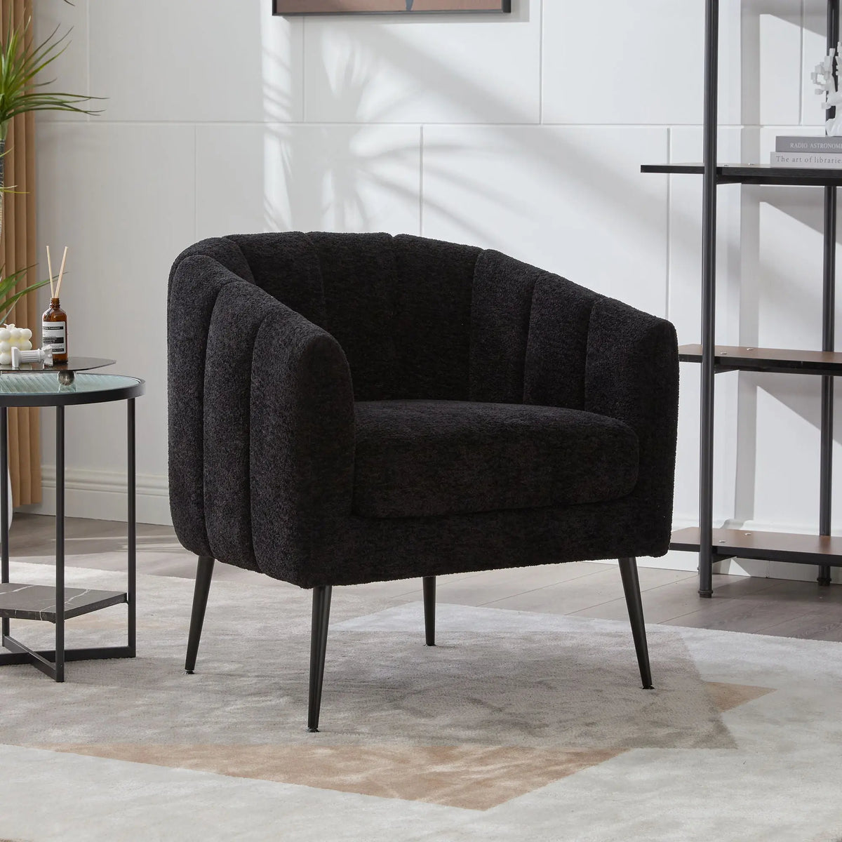 Vanity Barrel Accent Lounge Chair Home Essentials
