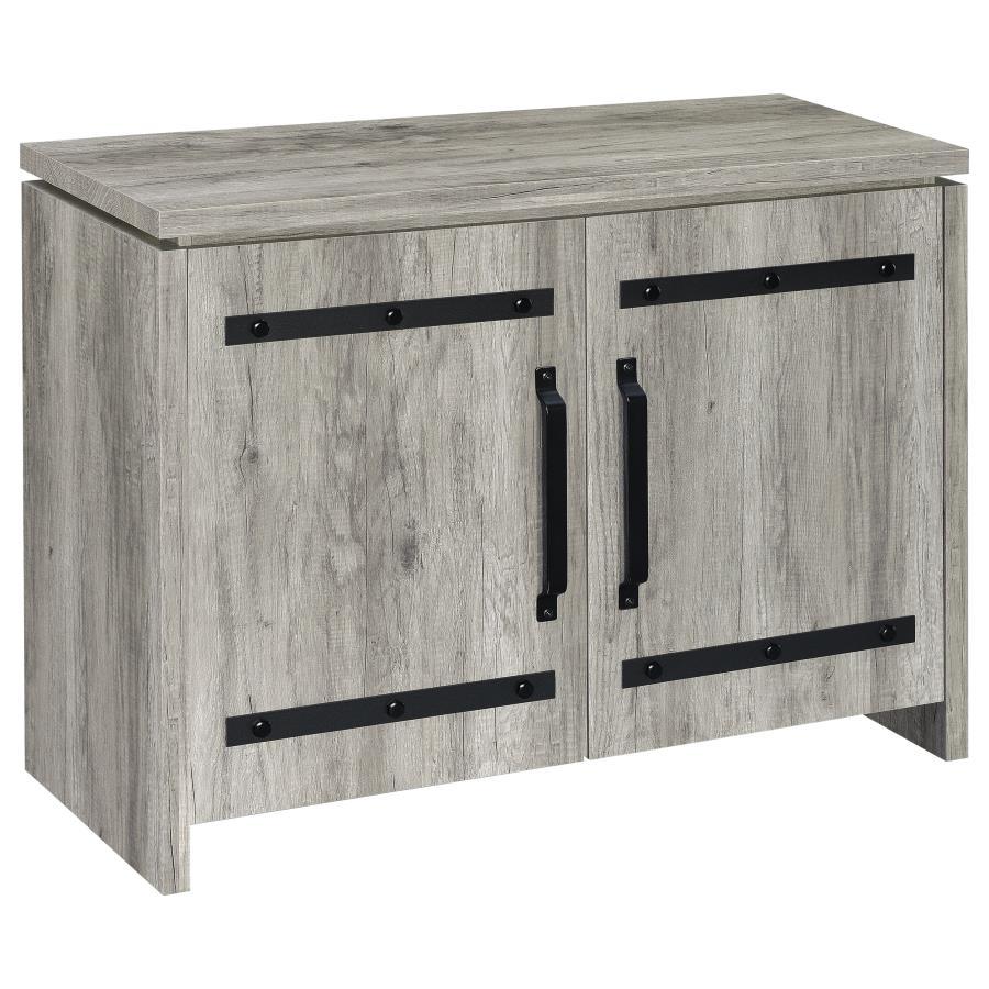 Enoch - 2 Door Engineered Wood Accent Cabinet - Gray Driftwood CoasterEveryday