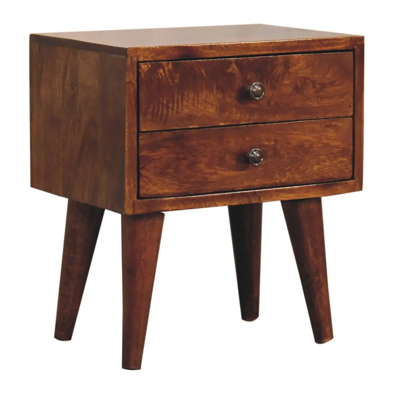 Mini Modern Bedside Table - Chestnut Artisan Furniture