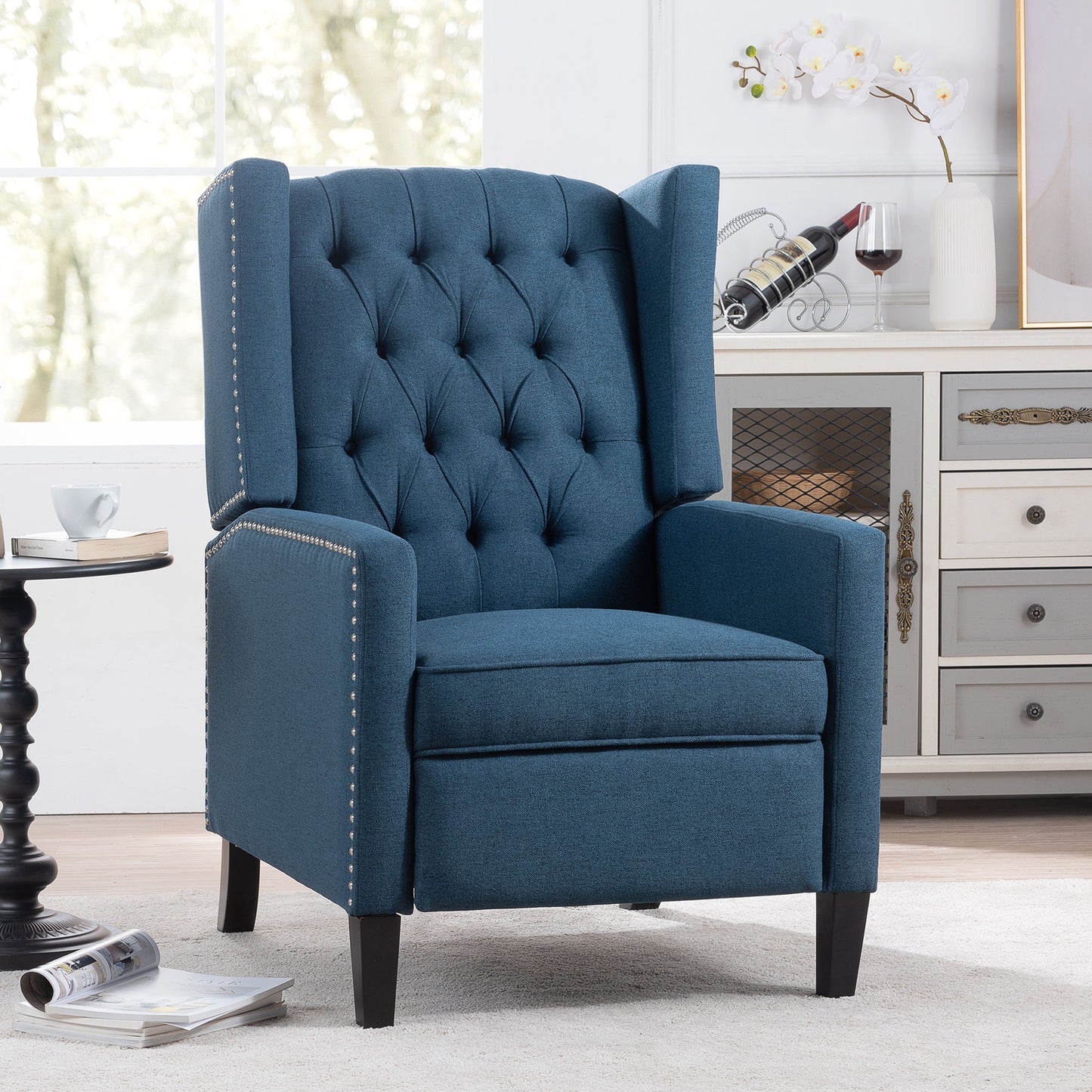Manual Wing Chair Recliner Home Essentials
