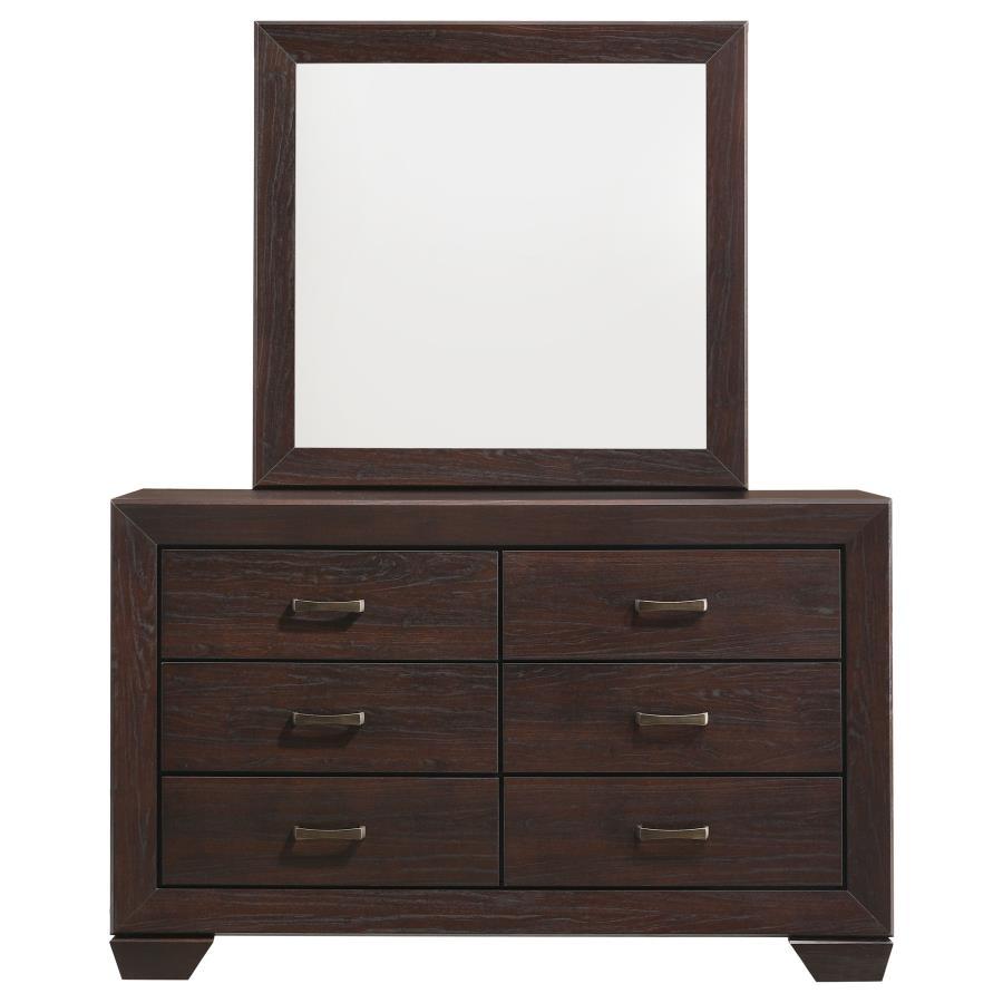 Kauffman - 6-Drawer Dresser with Mirror CoasterEveryday