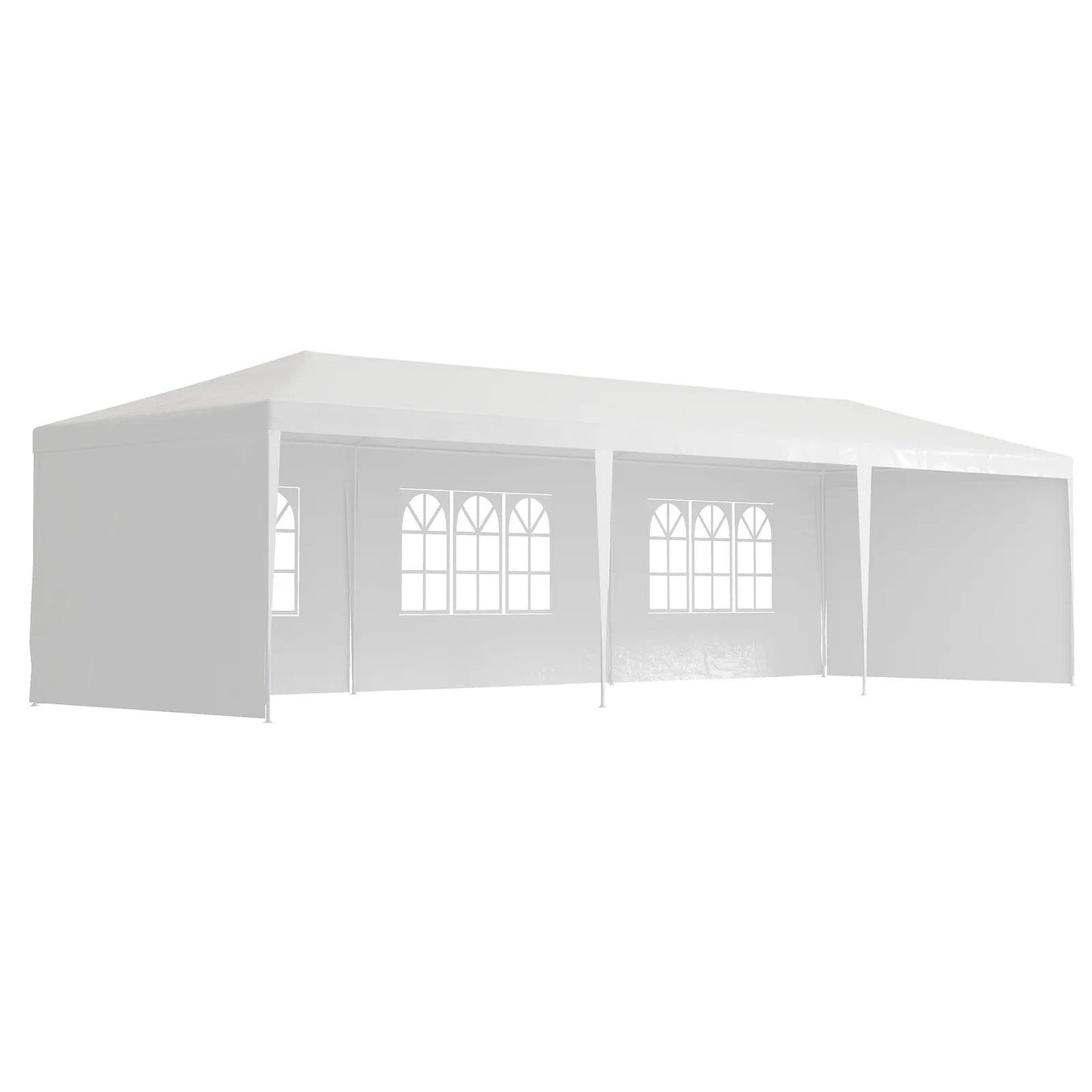 10X20' Outdoor Garden Gazebo Wedding Party Tent Canopy Marquee With Removable Sidewalls Home Essentials