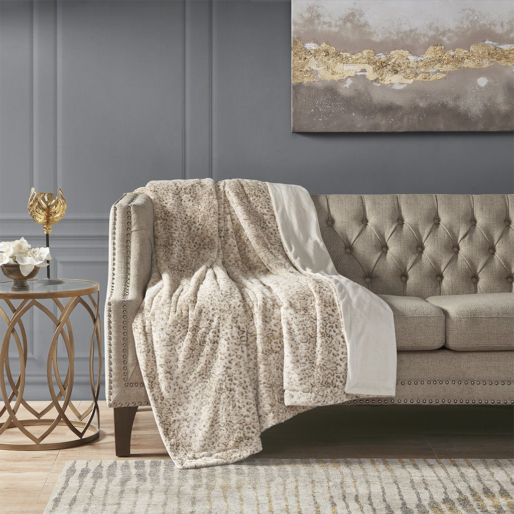 Zuri - Oversized Throw - Leopard Madison Park