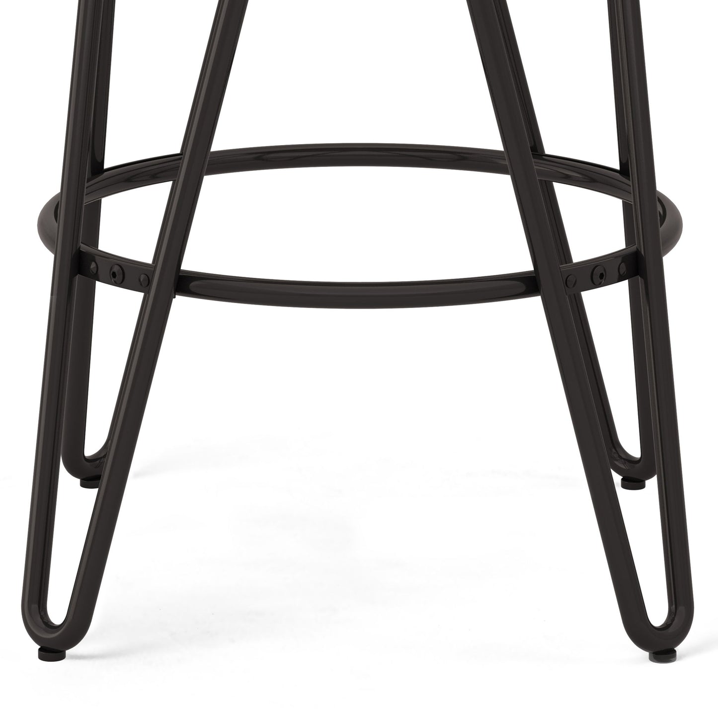 Simeon - Multifunctional Metal Stool With Wood Seat Simpli-Home