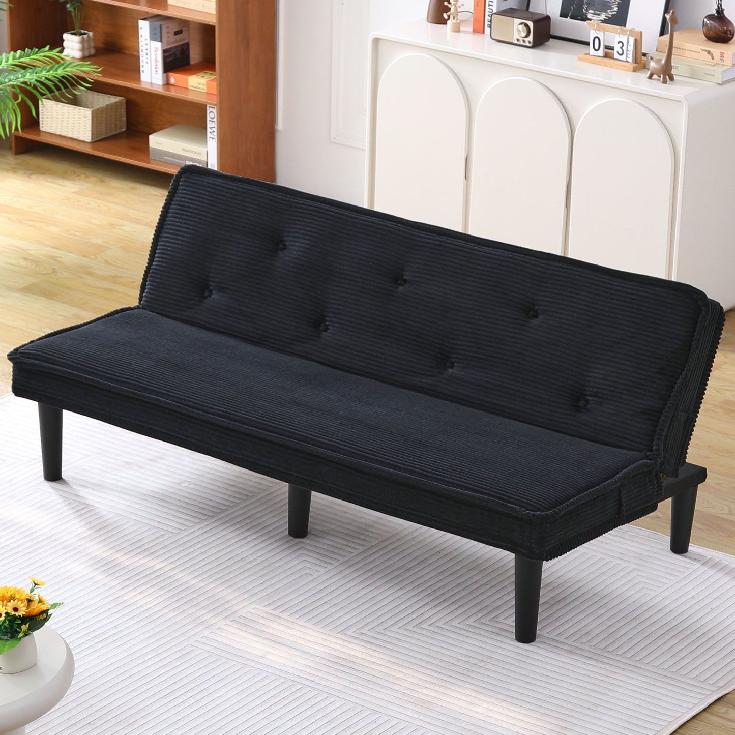 Versatile Sofa Bed With Solid Wood Frame Home Essentials
