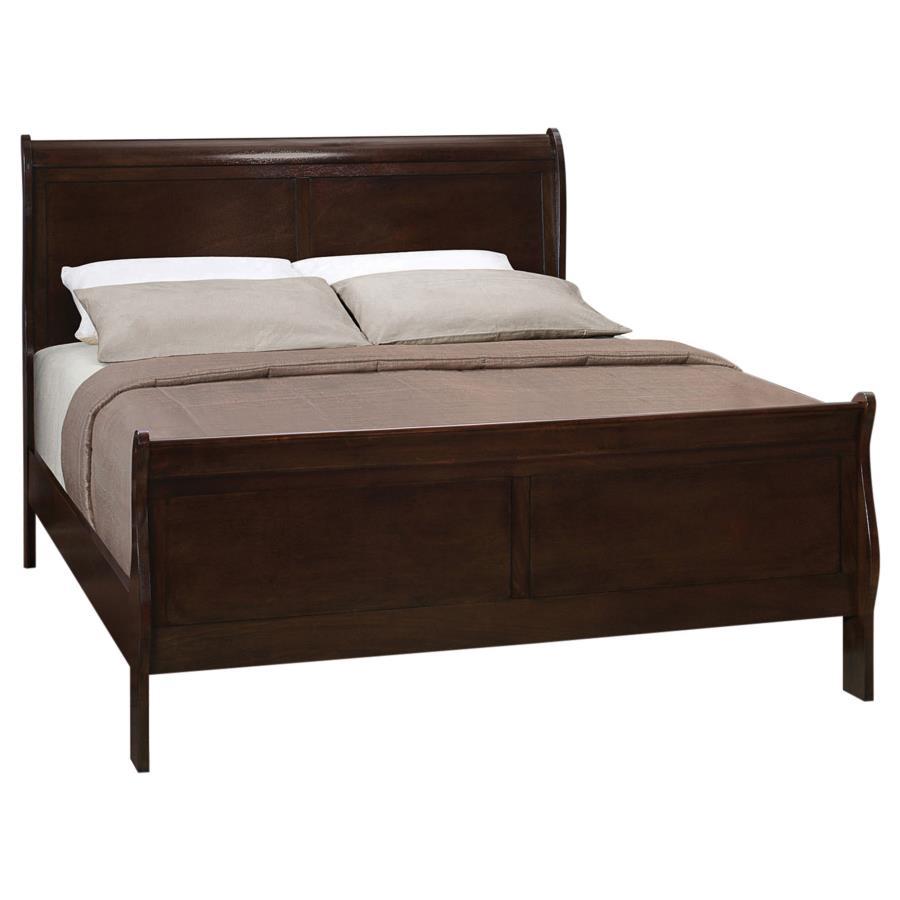 Louis Philippe - Panel Sleigh Bed CoasterEveryday