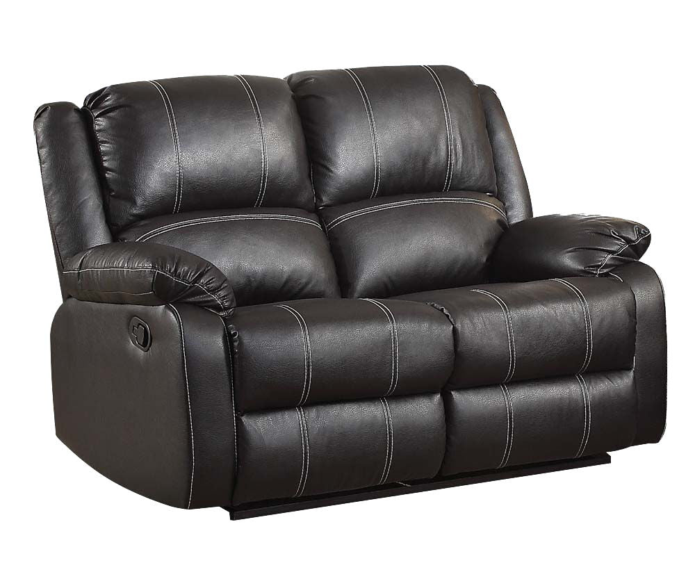 Zuriel - Synthetic Leather Recliner Loveseat Acme