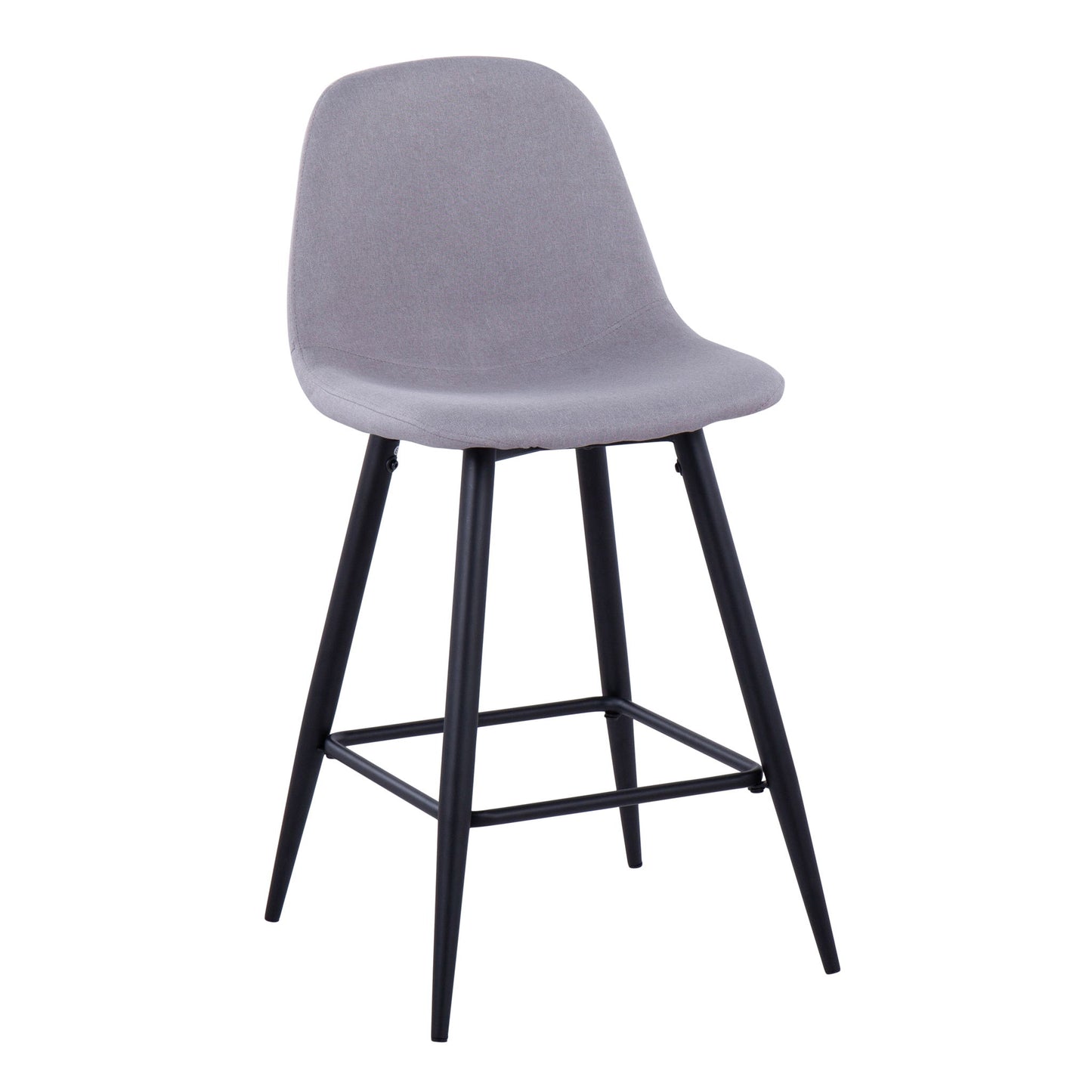 Pebble - Mid Century Casual Comfort Modern Counter Stool (Set of 2) Lumi Source