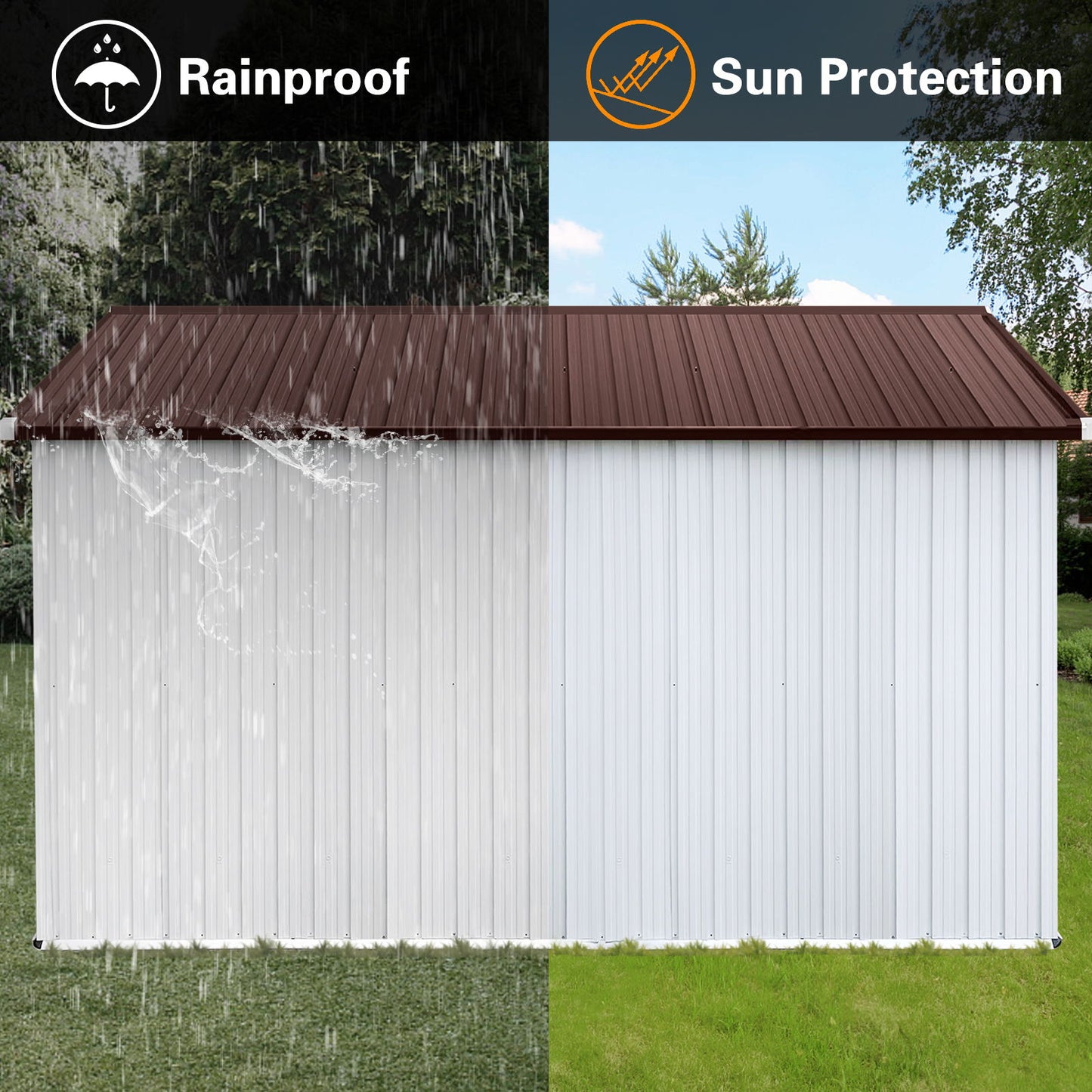 10' x 12' Garden Sheds Outdoor Storage Sheds Daily Nest