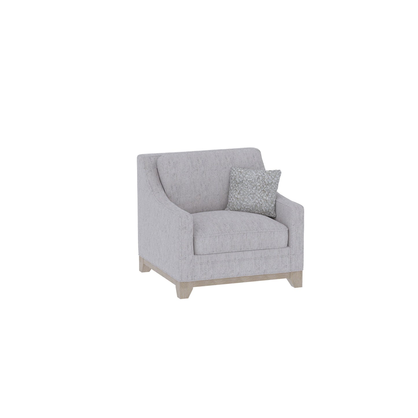 Lounge Chair With Casual Accent - Gray Emerald Home