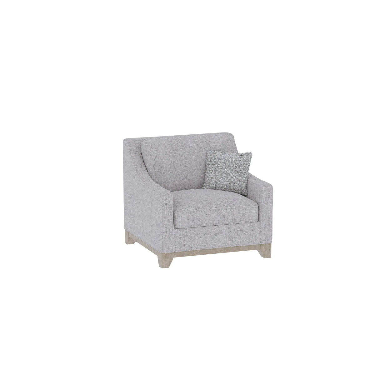 Lounge Chair With Casual Accent - Gray Emerald Home