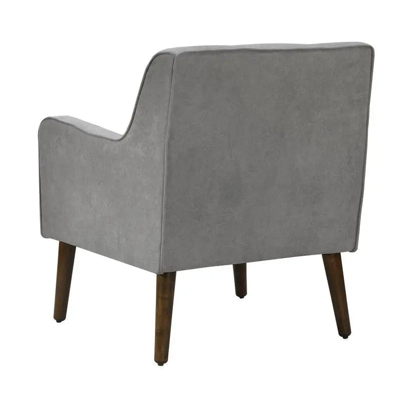 Ryder - Mid Century Modern Woven Fabric Tufted Armchair Lilola Home