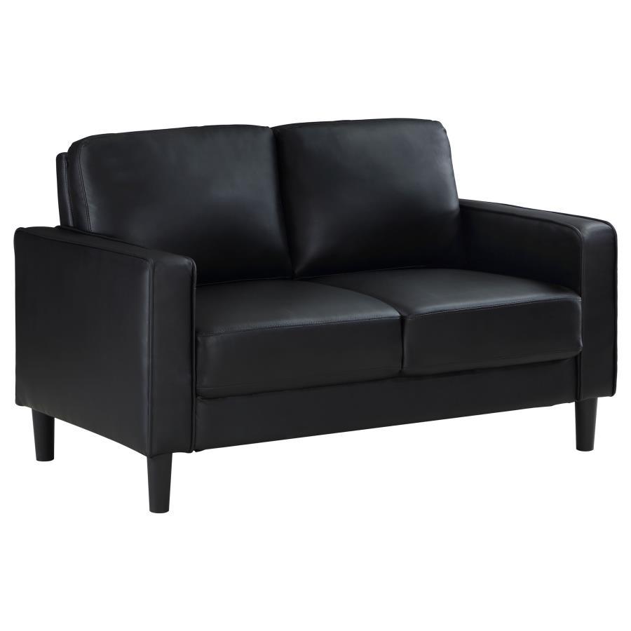 Ruth - Upholstered Track Arm Loveseat Coaster Fine Furniture
