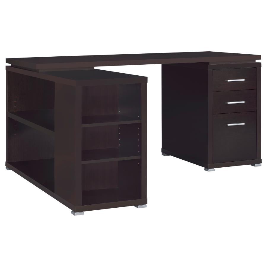 Yvette - 3-Drawer L-Shape Computer Desk CoasterEveryday