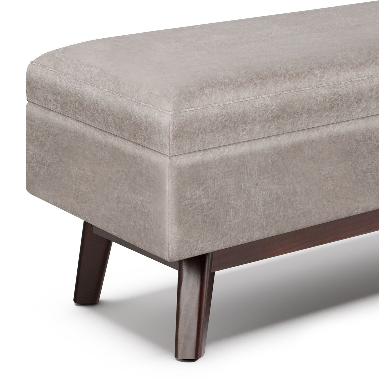 Owen - Upholstered Rectangular Storage Ottoman Simpli-Home
