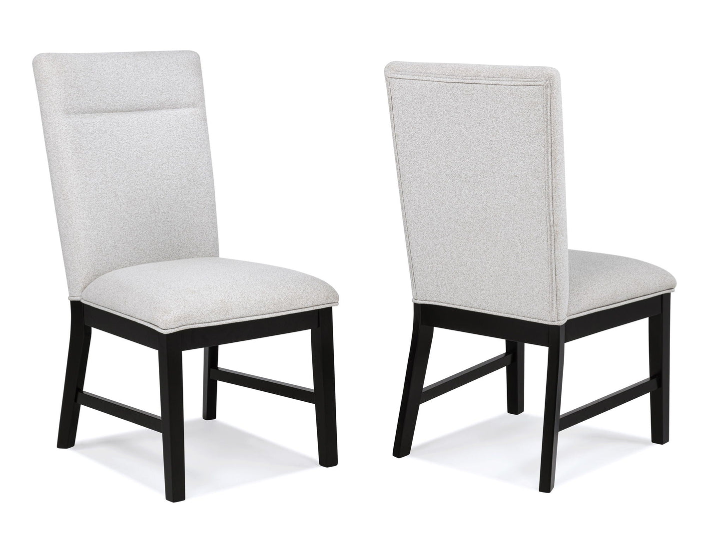 Sebastian - Side Chair (Set of 2) - Black / Gray Crown Mark