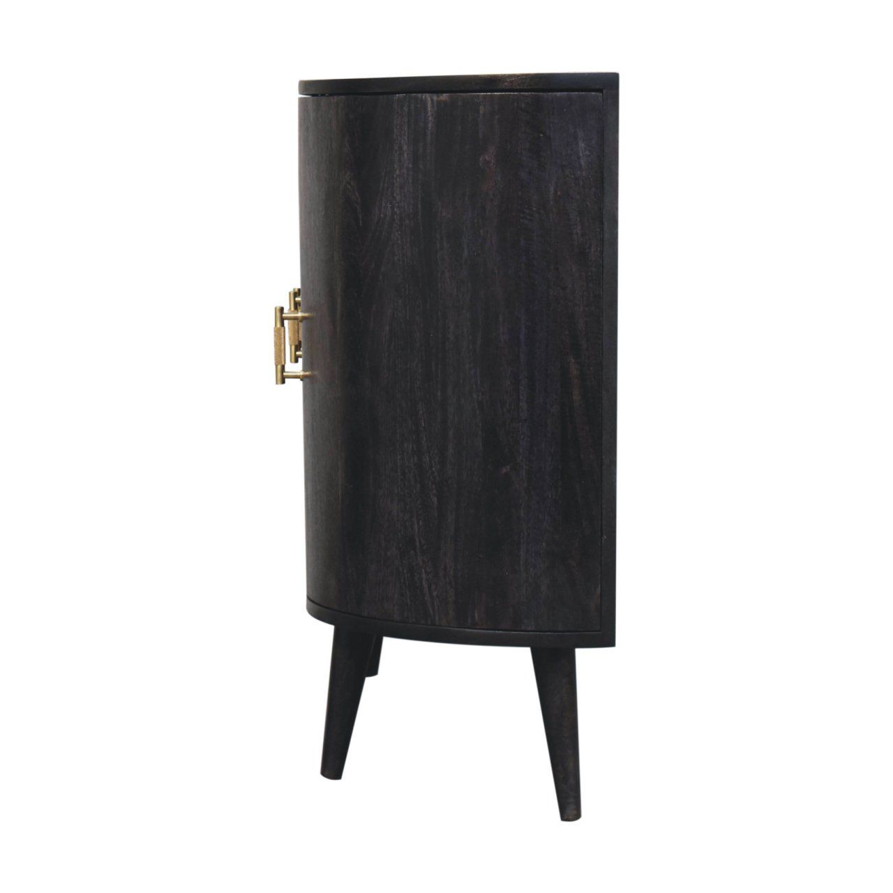 Quad - T Bar Cabinet - Ash Black Artisan Furniture