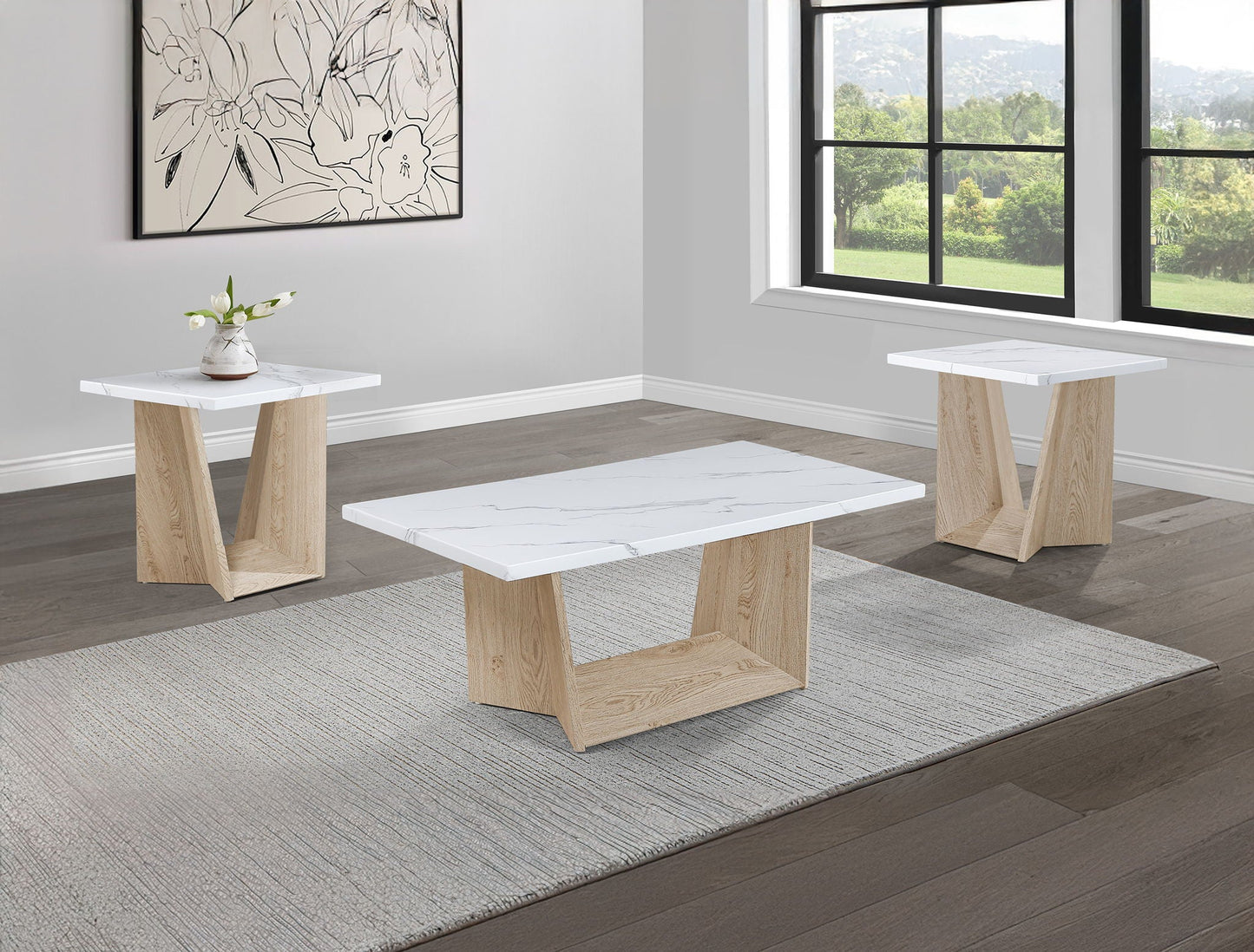 Adea - 3 Piece Cocktail Set Crown Mark