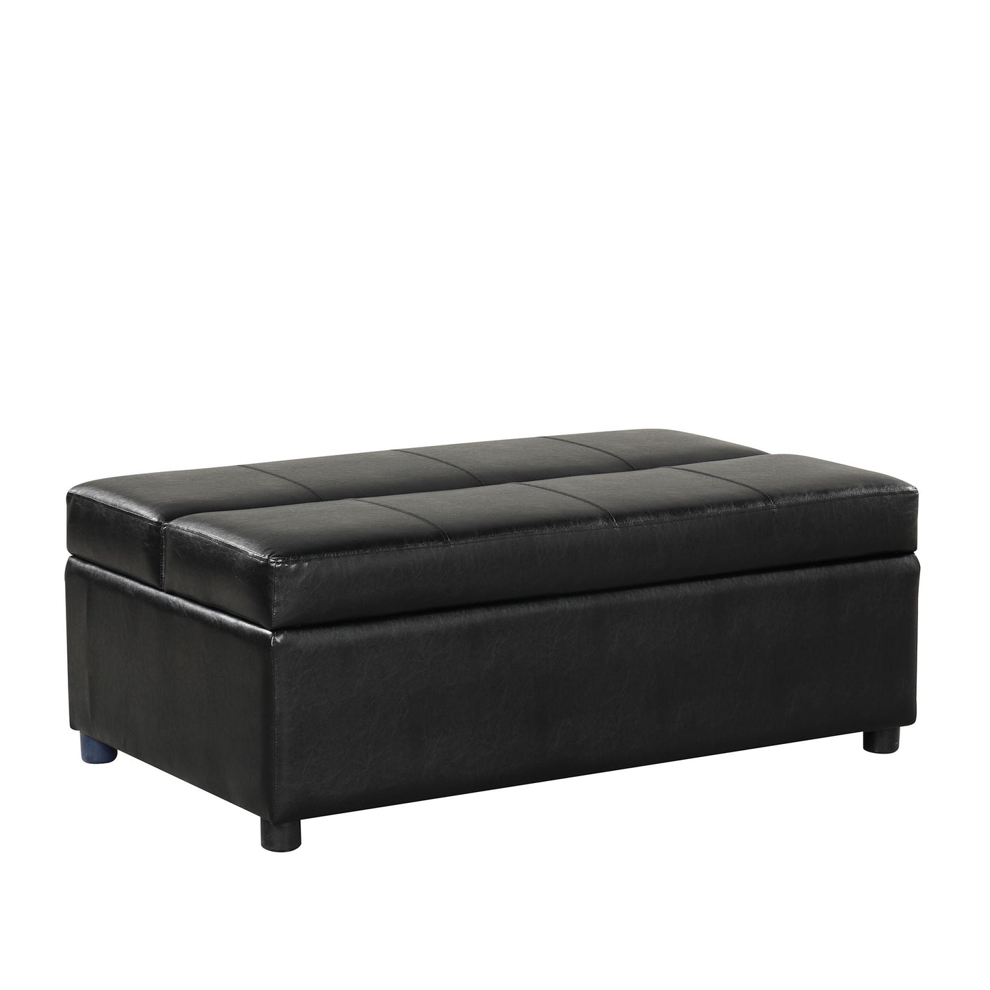 Twin Size Folding Ottoman Sleeper Bed With Mattress Convertible Guest Bed Hearth and Haven