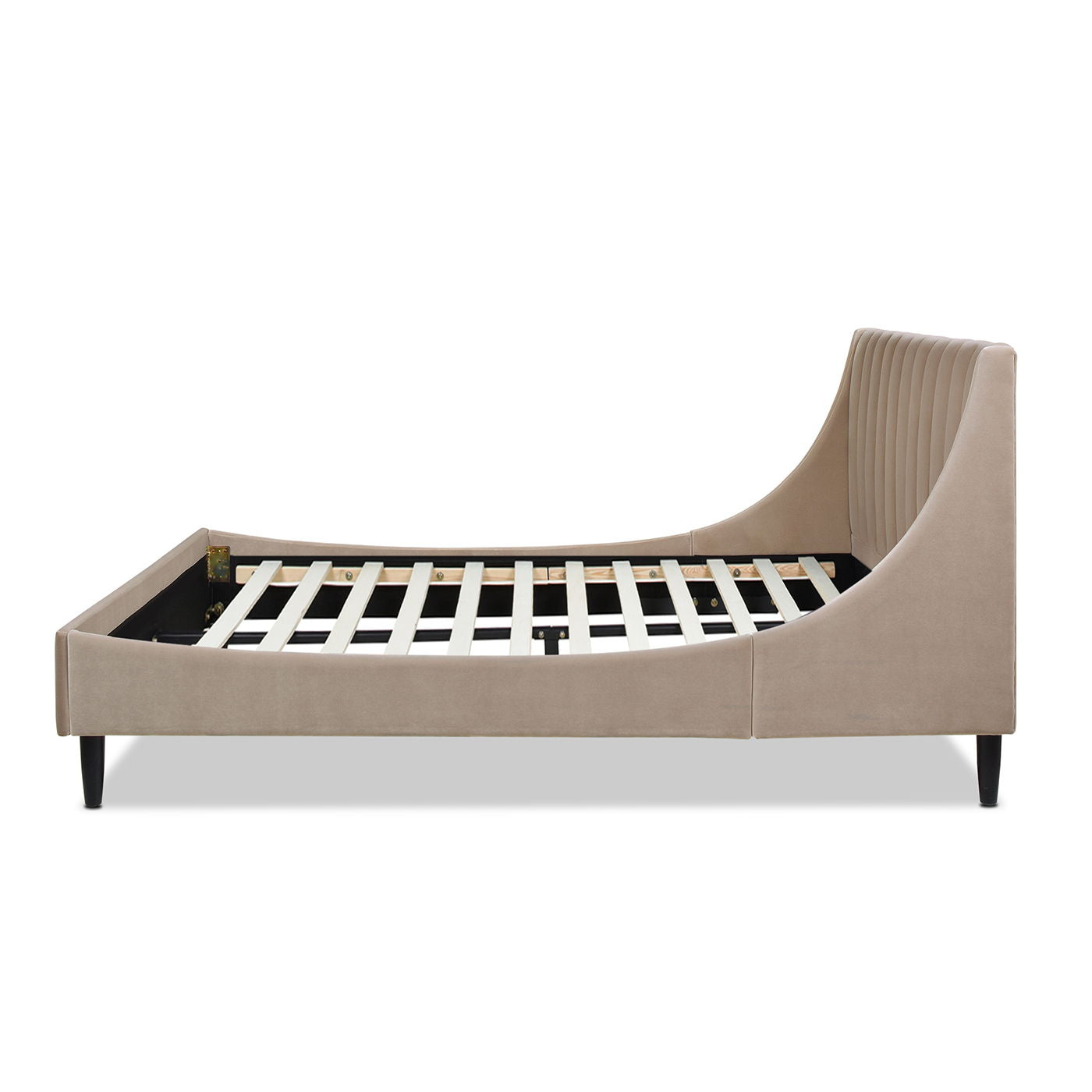 Aspen - Vertical Tufted Modern Headboard Platform Bed Set Jennifer Taylor Home