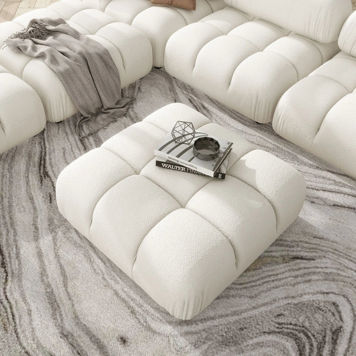 Marcel - Bubble Modular Modern Cocktail Ottoman Jennifer Taylor Home