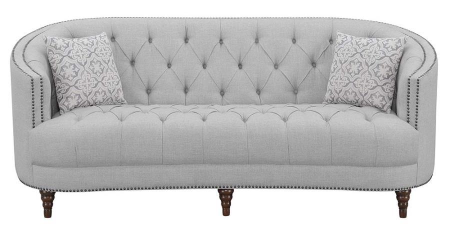 Avonlea - Upholstered Sloped Arm Sofa CoasterElevations