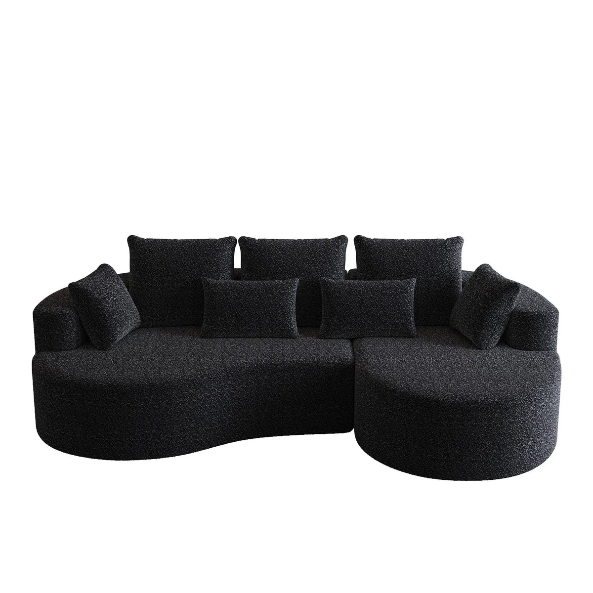 Curved Oversized Sectional Sofa With Extra Deep Seat Home Essentials
