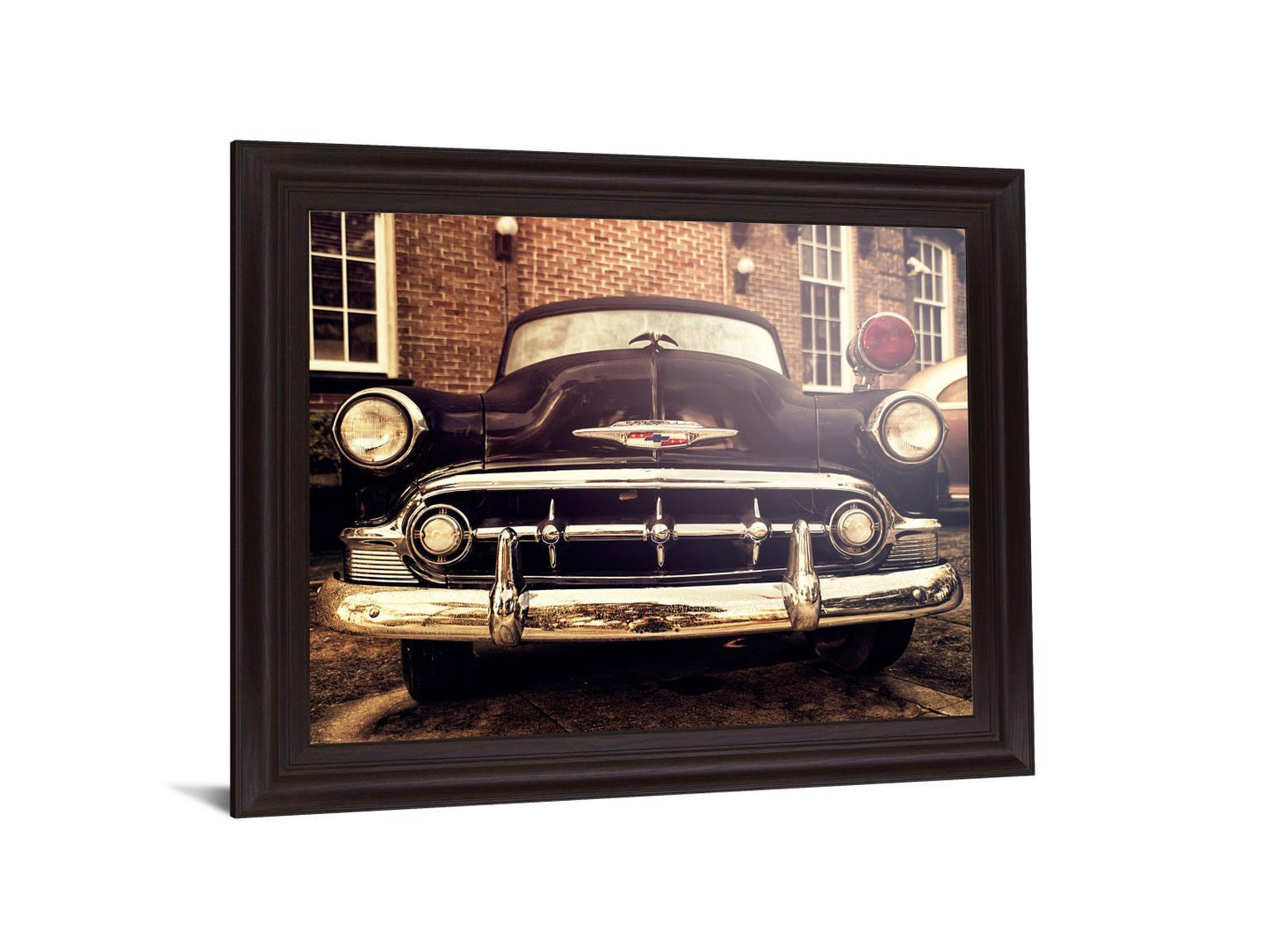 Vintage Chrome Front - 28" x 34" Framed Wall Art Classy Art