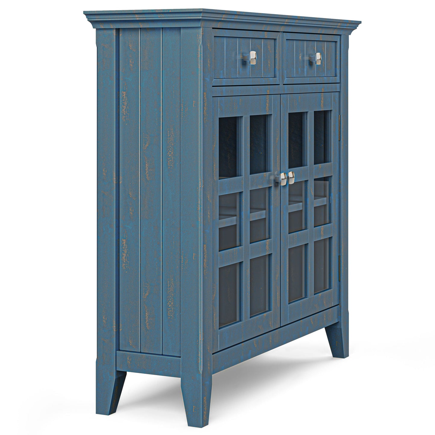Acadian - Handcrafted Entryway Storage Cabinet Simpli-Home