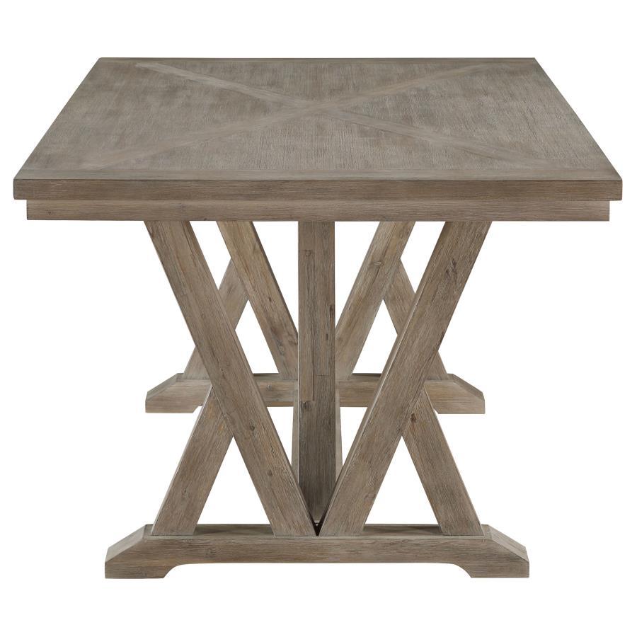 Cornelia - Rectangular Dining Table - Coastal Gray CoasterEveryday