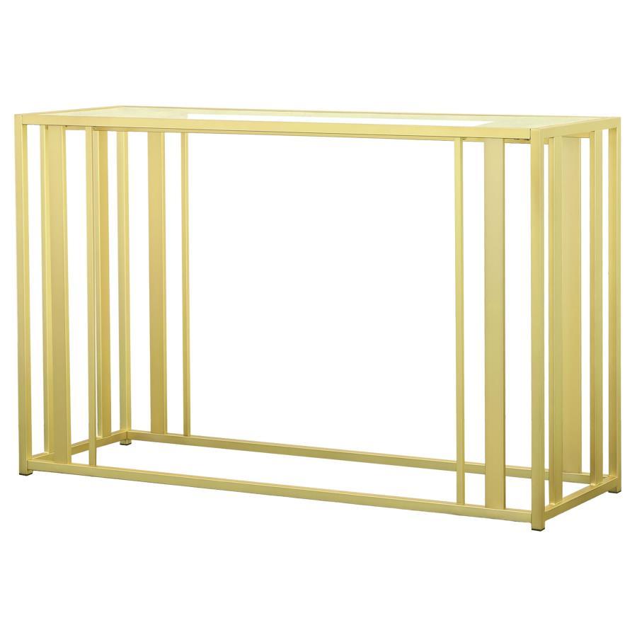 Adri - Glass Top Entryway Sofa Console Table Coaster Fine Furniture