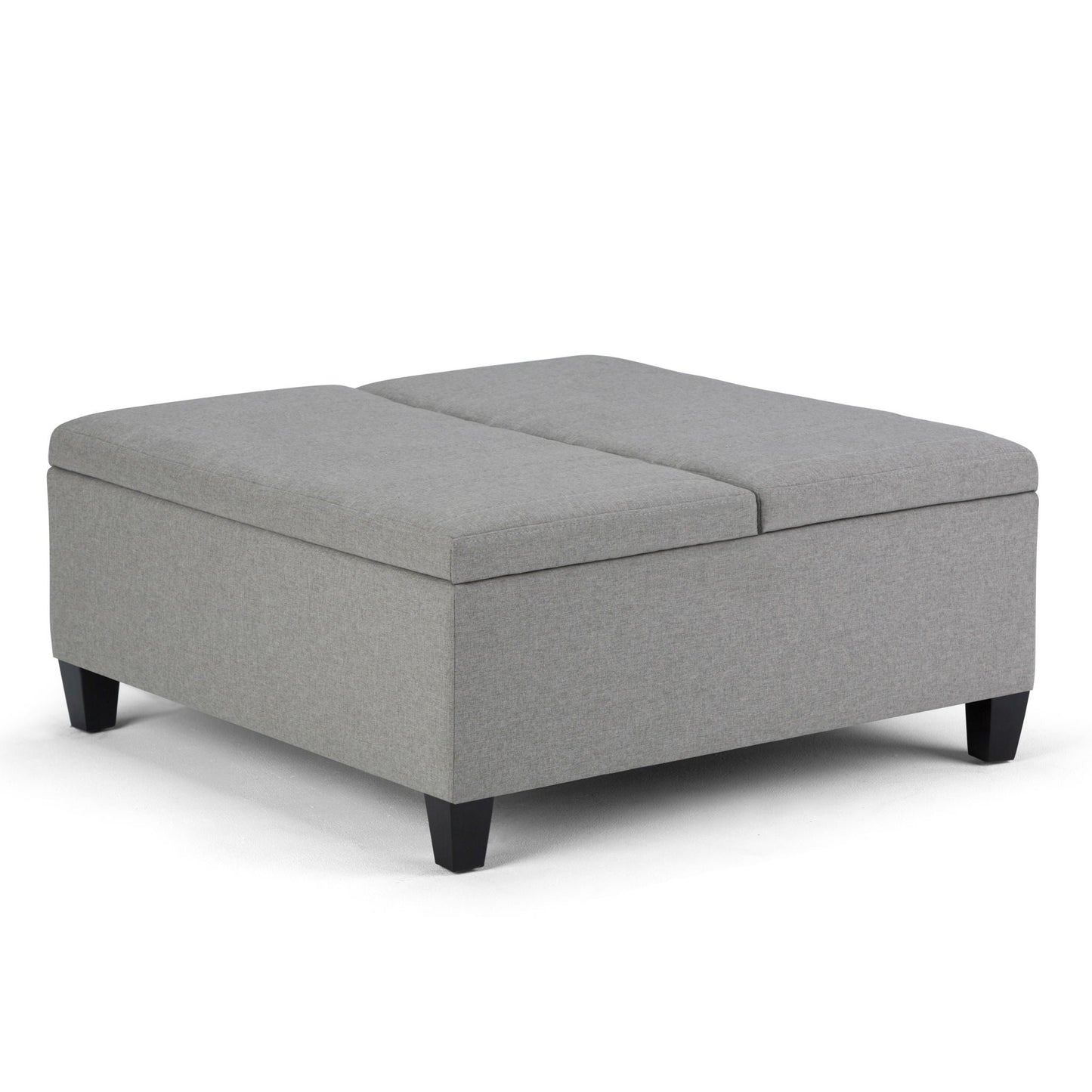 Ellis - Coffee Table Storage Ottoman Contemporary Design Simpli-Home