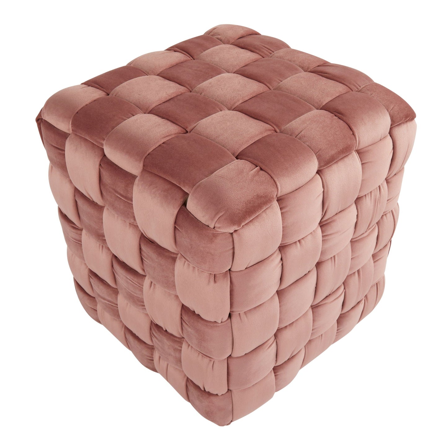 Square Braided Ottoman - Lumi Source