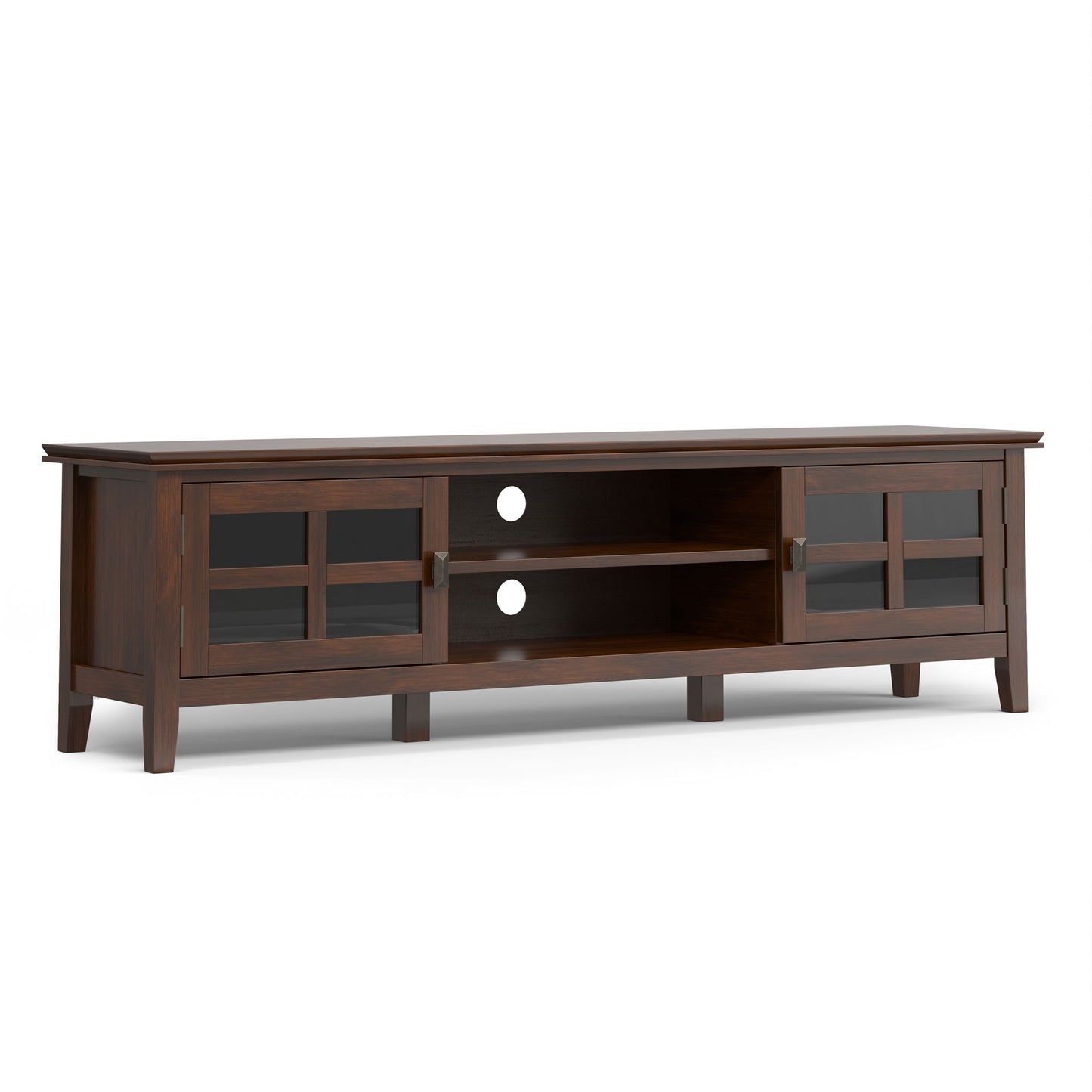 Artisan - Low TV Media Stand - Brown Simpli-Home