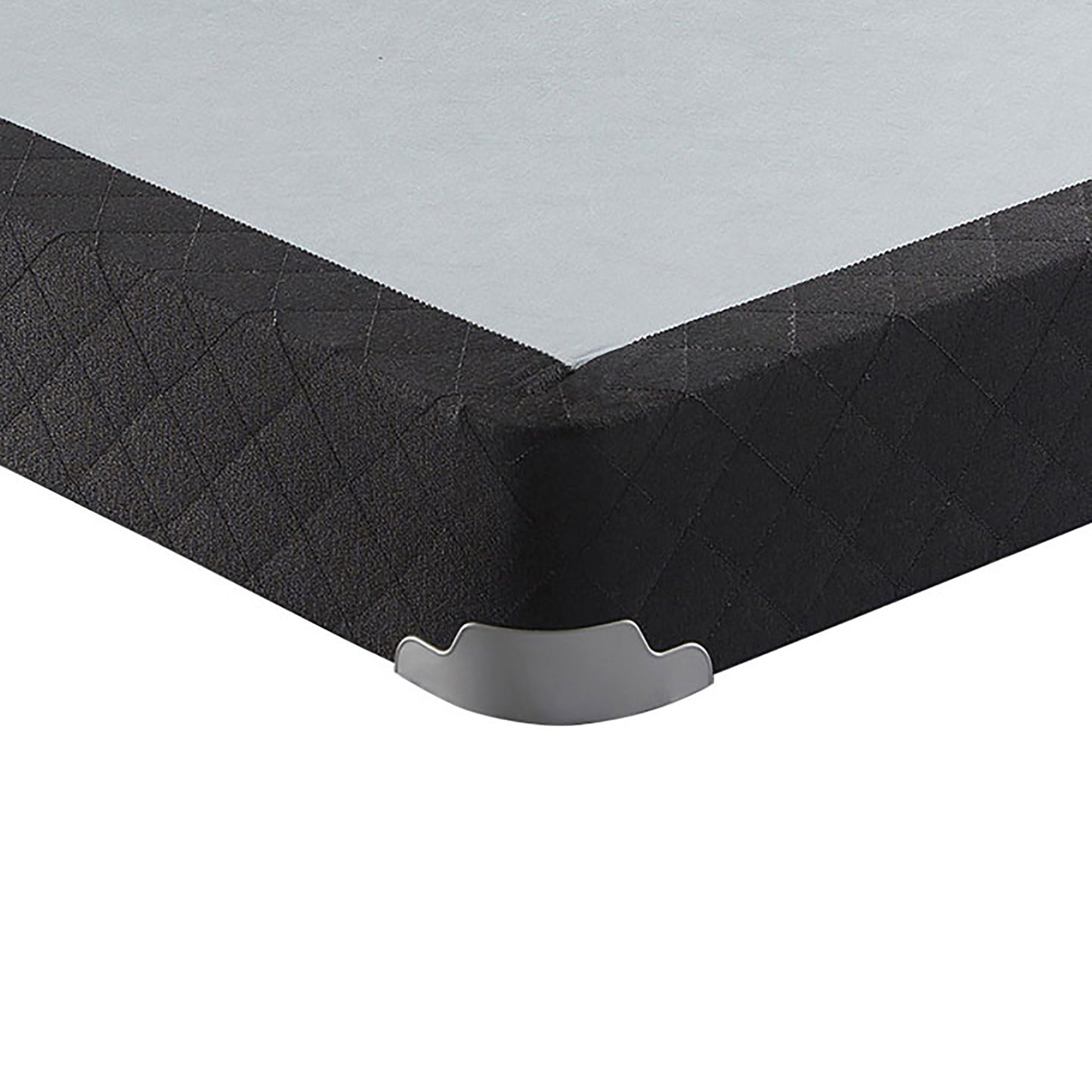 Maynard - Twin Low Profile Box Spring Foundation With Memory Foam Support And Breathable Design - Gray Furniture Max