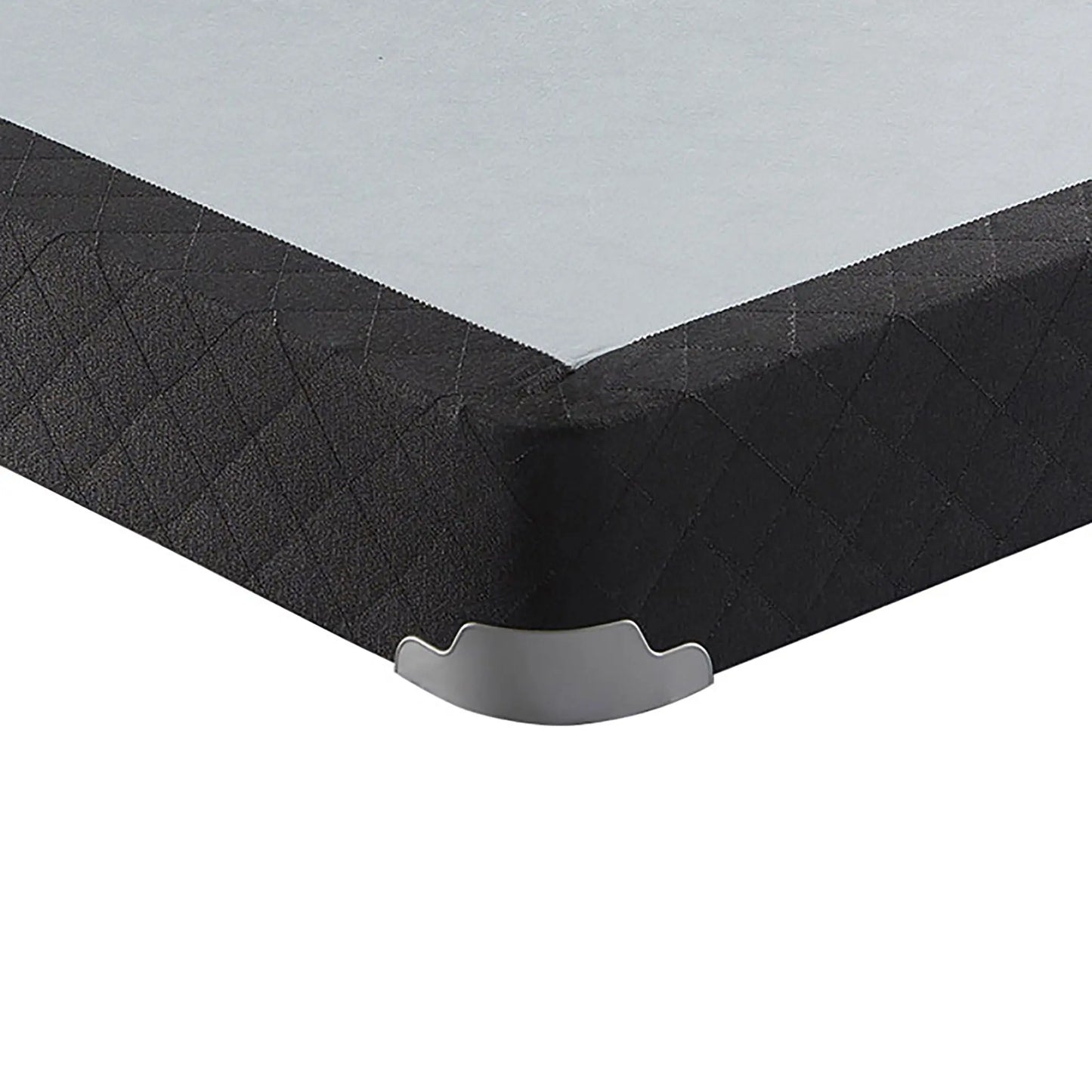 Maynard - Twin Low Profile Box Spring Foundation With Memory Foam Support And Breathable Design - Gray Furniture Max