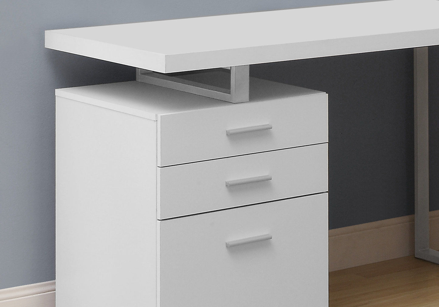 Computer Desk Left Right Set-Up Storage Drawers For Home Office 8th Street